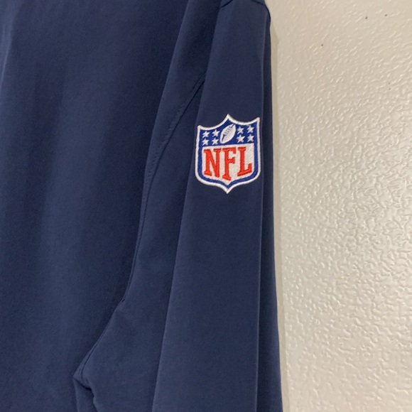 TENNESSEE TITANS NIKE TEAM ISSUED MENS QUARTER ZIP PULLOVER LARGE - Picture 7 of 8